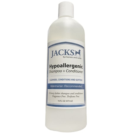 Jacks Jacks Hypoallergenic 2-in-l Shampoo & Conditioner 16 oz. 480-PT